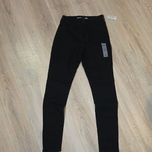 Old Navy Black Women's Skinny Jeans - High-Rise Stretch